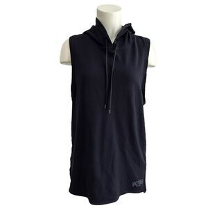 Victoria Sport Navy Blue Sleeveless Hoodie size Medium